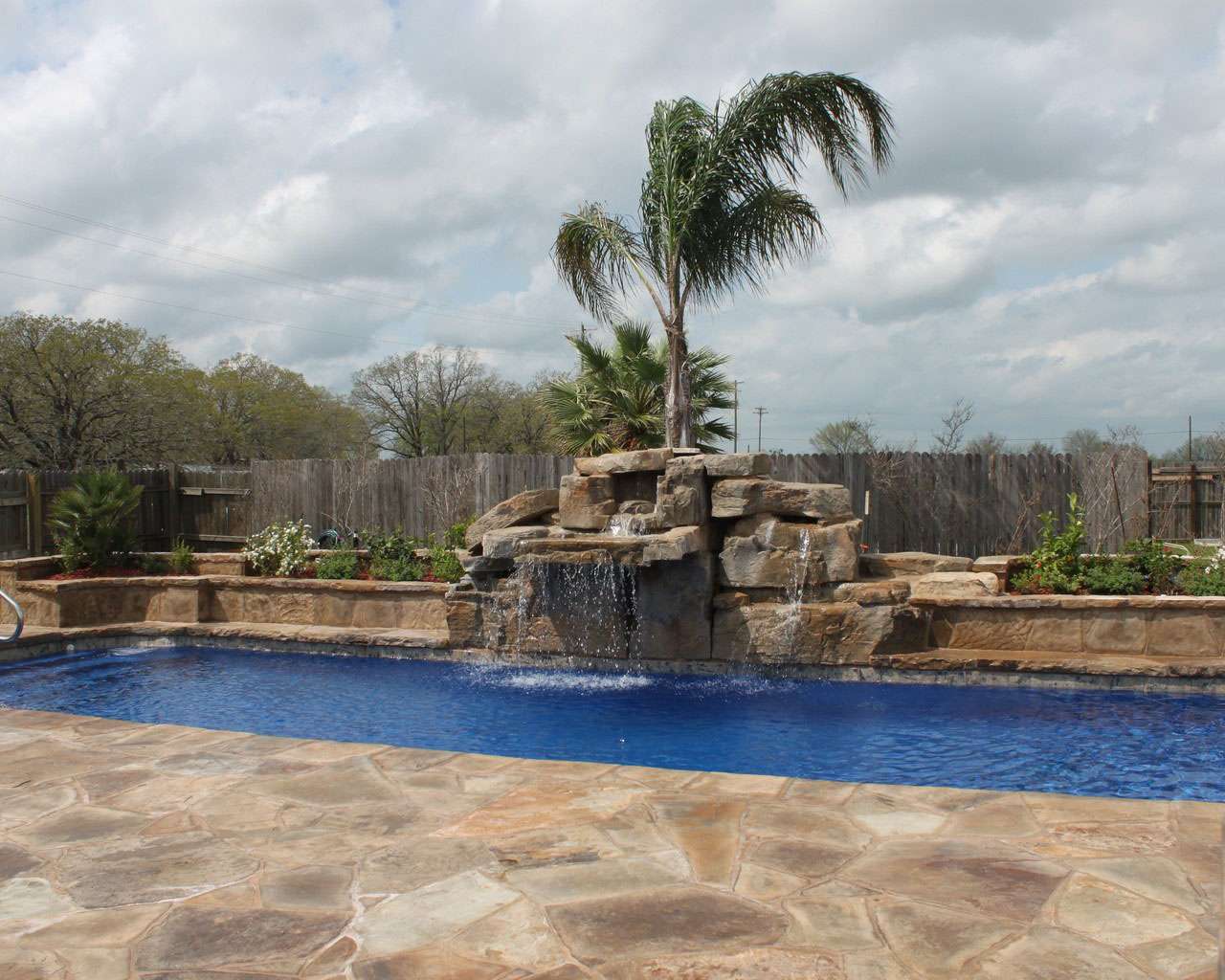 The Vegas large-sized in-ground Fiberglass Pool measures 39’2” x 13’9” The Vegas large-sized in-ground Fiberglass Pool measures 39’2” x 13’9”