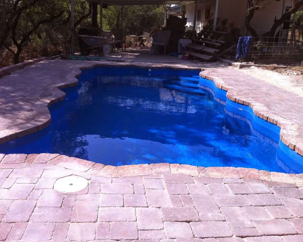 The Memphis, Small Fiberglass Pool measures 15’x 9’ The Memphis, Small Fiberglass Pool measures 15’x 9’