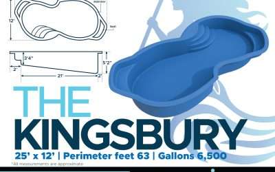 The Kingsbury Fiberglass Pool