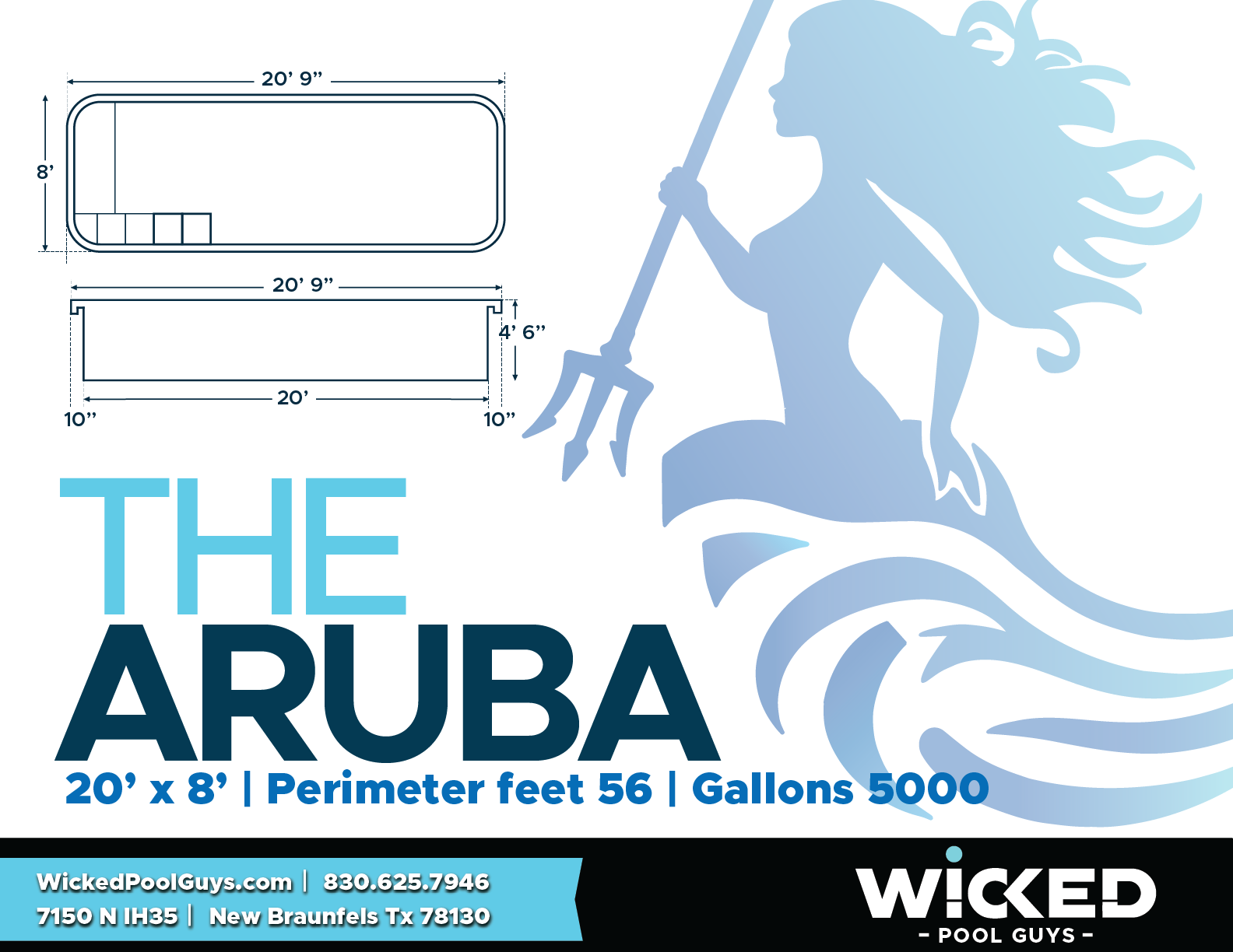 wicked-pool-guys-aruba THE ARUBA fiberglass pool