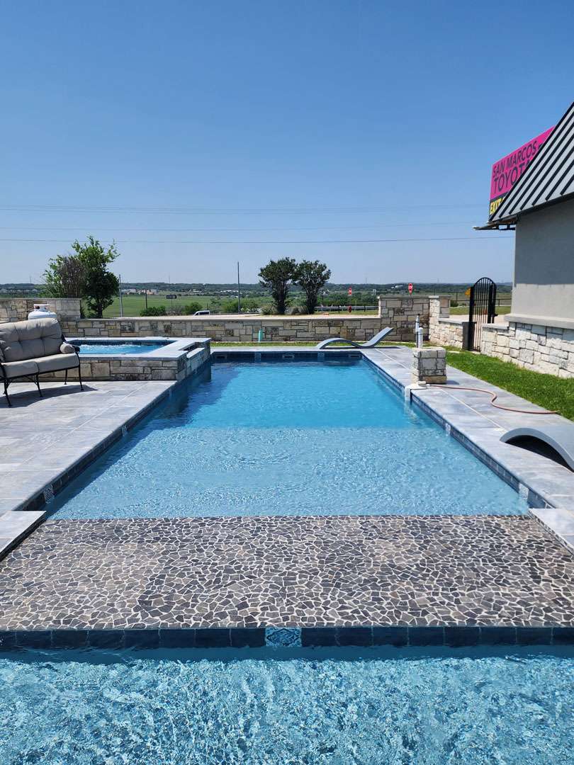 Malibu style Sapphire Grey swimming pool Malibu style Sapphire Grey swimming pool